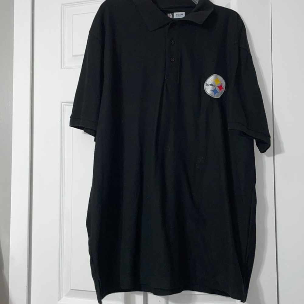 Black Pittsburgh Steelers polo